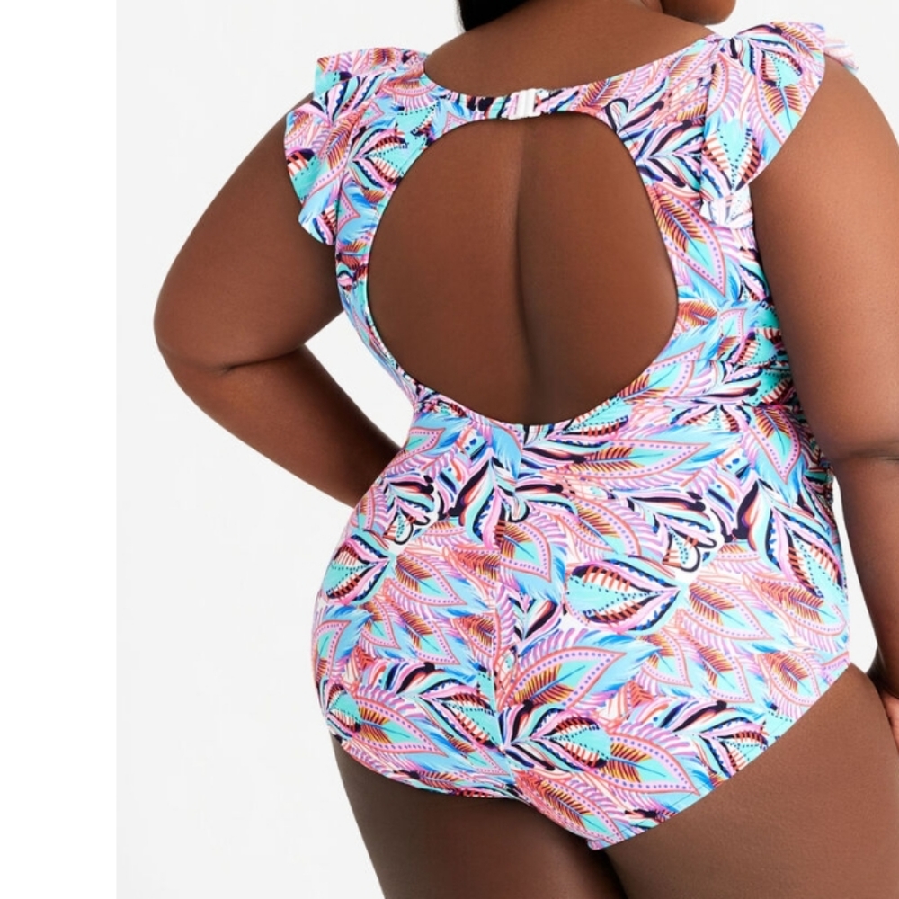 Colorful Swim Suit - Picture 2 of 4